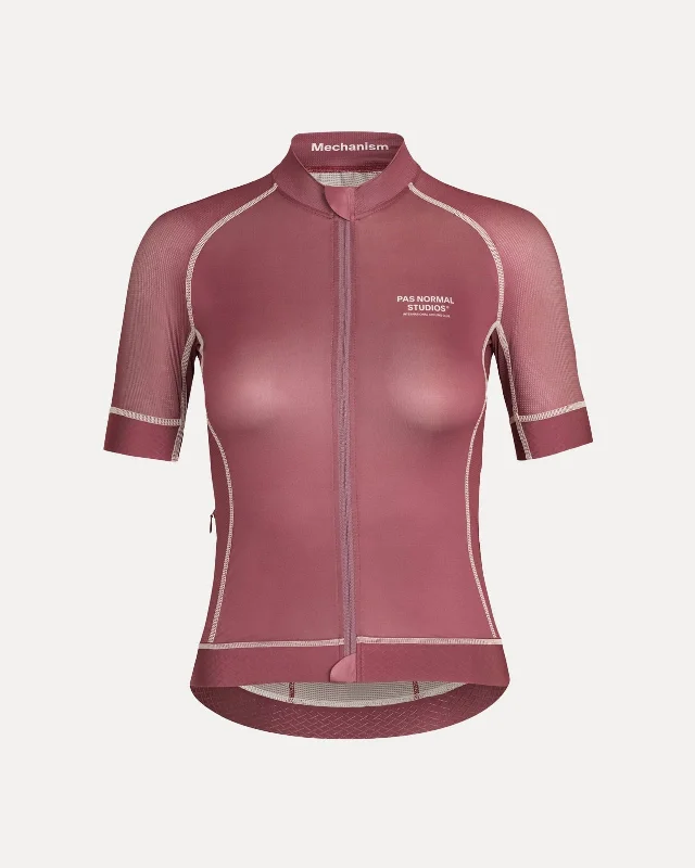 bicycle frame shield-Women's Mechanism Jersey - Dusty Mauve