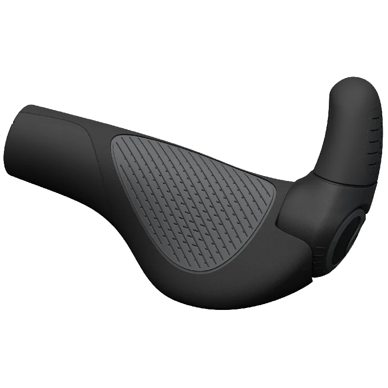 bicycle saddle swap-Ergon GP2 Evo Grips Large Black/Gray