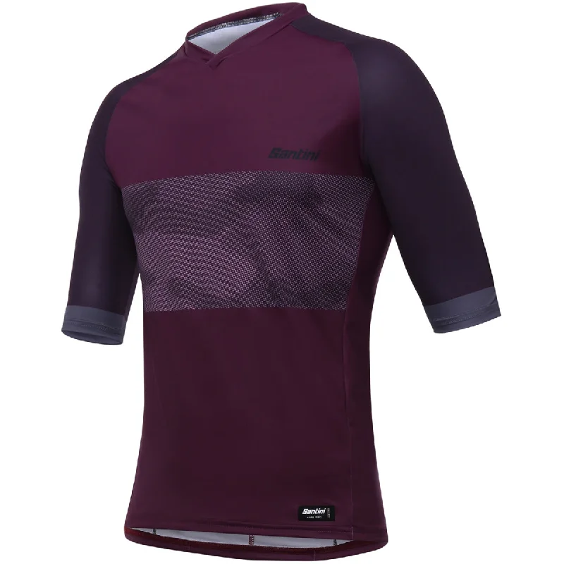 bicycle frame shield-Maglia Santini Bosco - Bordeaux