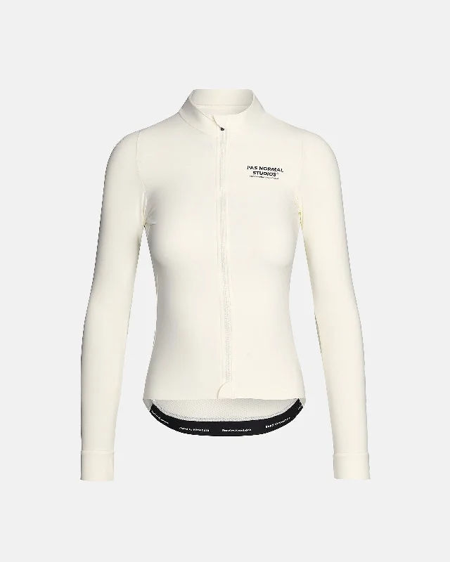 bicycle cleaner frame-Women's Mechanism Long Sleeve Jersey - Off White