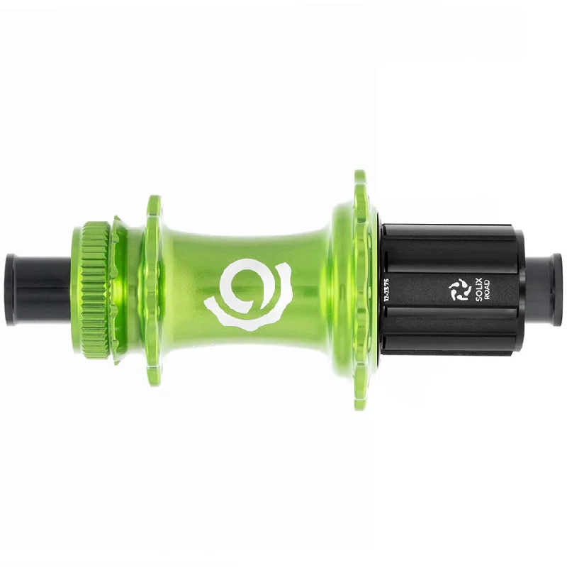 bicycle lever frame-Industry Nine Solix G Classic Rear HG11 Disc Hub Rear 28H 12mm TA 142mm Shimano HG 11 Lime