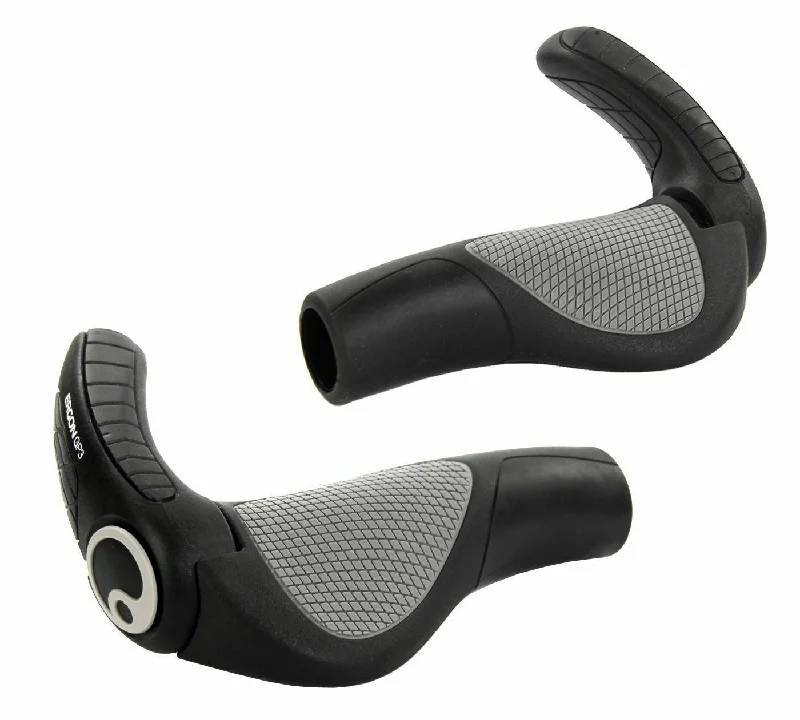 bicycle paint shield-Ergon GP3 Mountain Bicycle Bike Handlebar Grips Bar Ends Small