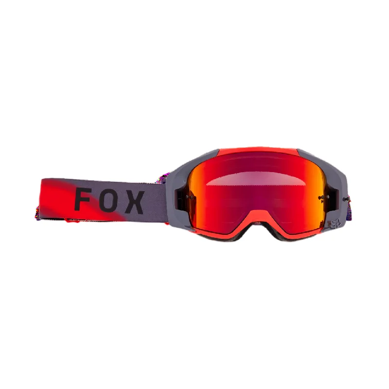 bicycle seatpost travel-Fox Racing VUE Volatile Goggle - Spark - Flo Red