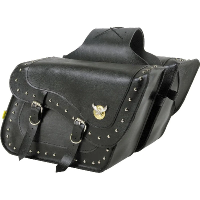 bicycle carbon frame-WILLIE & MAX FLEETSIDE STUDDED SADDLEBAG