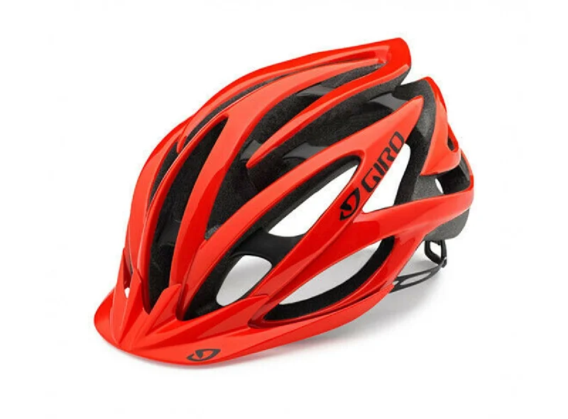 bicycle frame tape-Giro Fathom MTB Helmet - Glowing Red