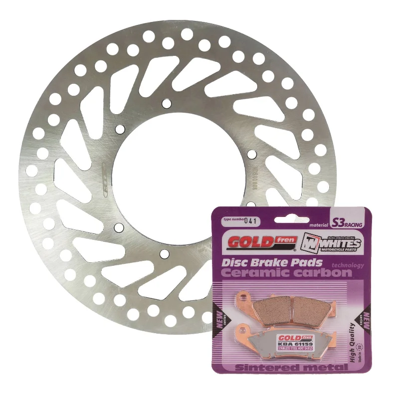 bicycle charity frame-BRAKE DISC & PAD FRONT KIT - HON CRF450X 05-16