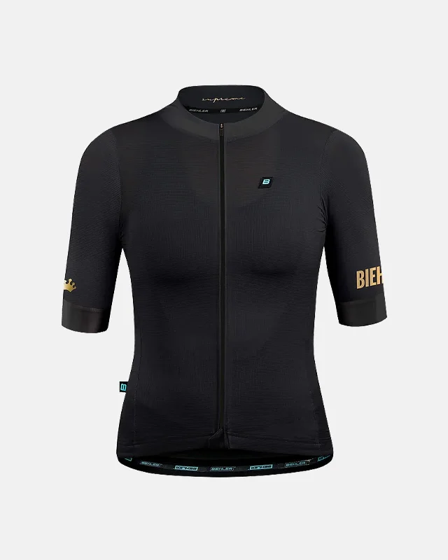 bicycle pedal upgrade-Women's Supreme Jersey - Black Gold