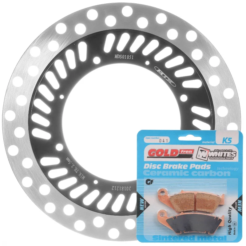 bicycle back support-BRAKE DISC & PAD FRONT KIT - HON CRF230F 05-20