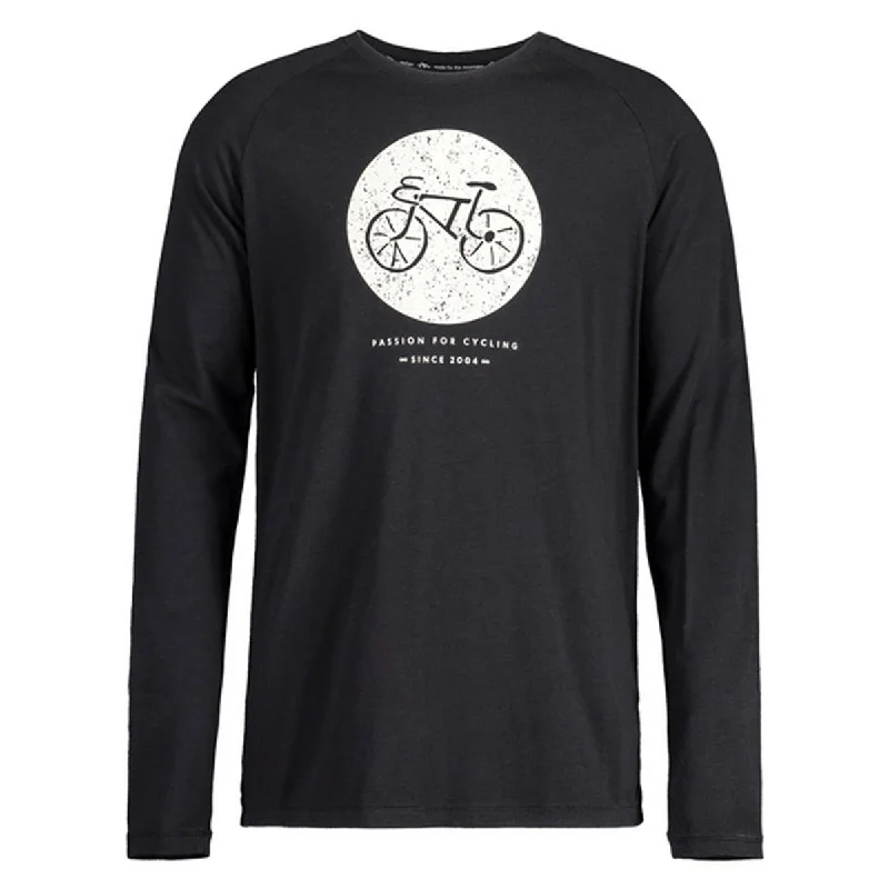 bicycle tire swap-T-Shirt maniche lunghe Maloja MutagnardM - Nero