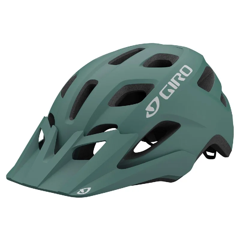 bicycle track frame-Giro Verce MIPS MTB Helmet - Womens - Matt Gray-Green - 2021