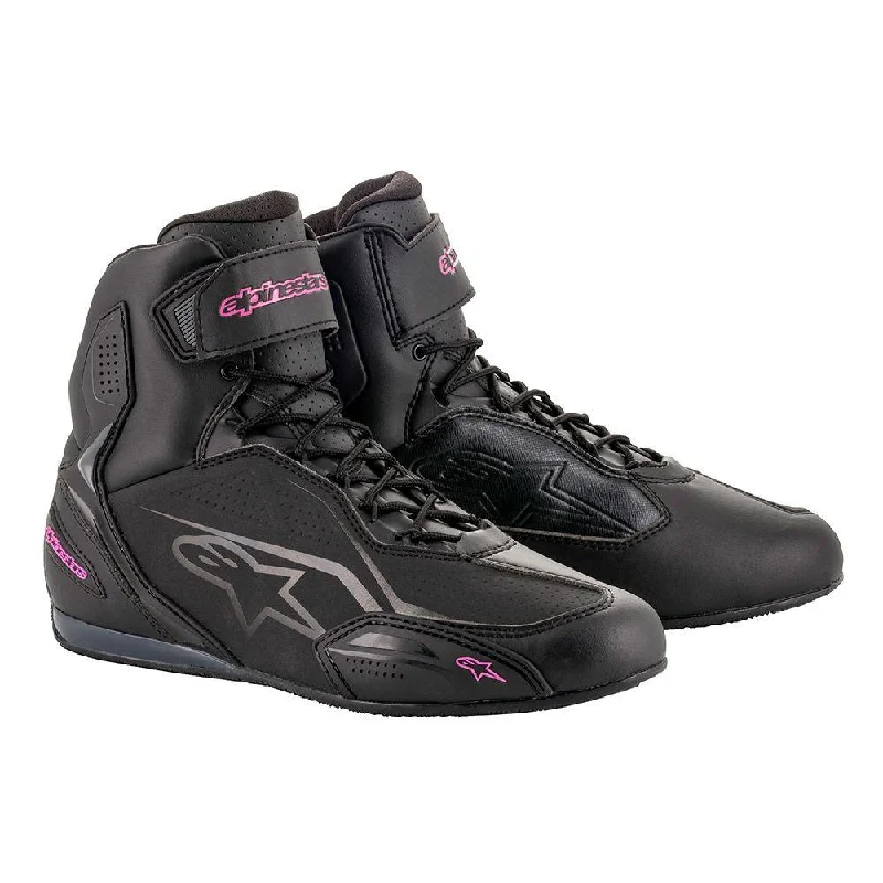 bicycle sidewall strength-ALPINESTARS STELLA FASTER V3 RIDE SHOES - BLACK/PINK