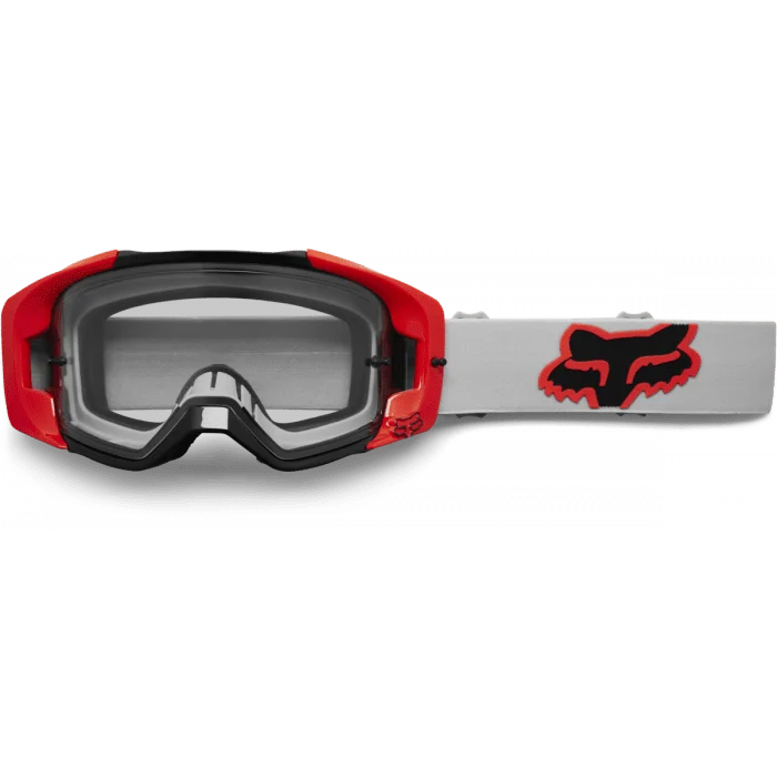 bicycle cleaner brush-Fox Racing VUE Stray Goggle - Gray-Red