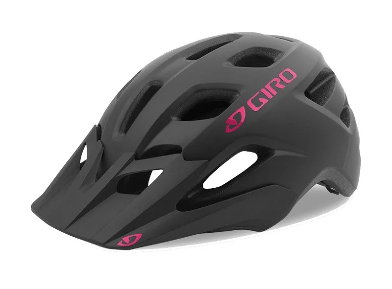 bicycle off-road tires-Giro Verce MTB Helmet - Womens - Matt Black-Bright Pink