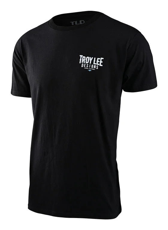 bicycle cleat tires-Troy Lee Designs Carb Short Sleeve Tee - Black