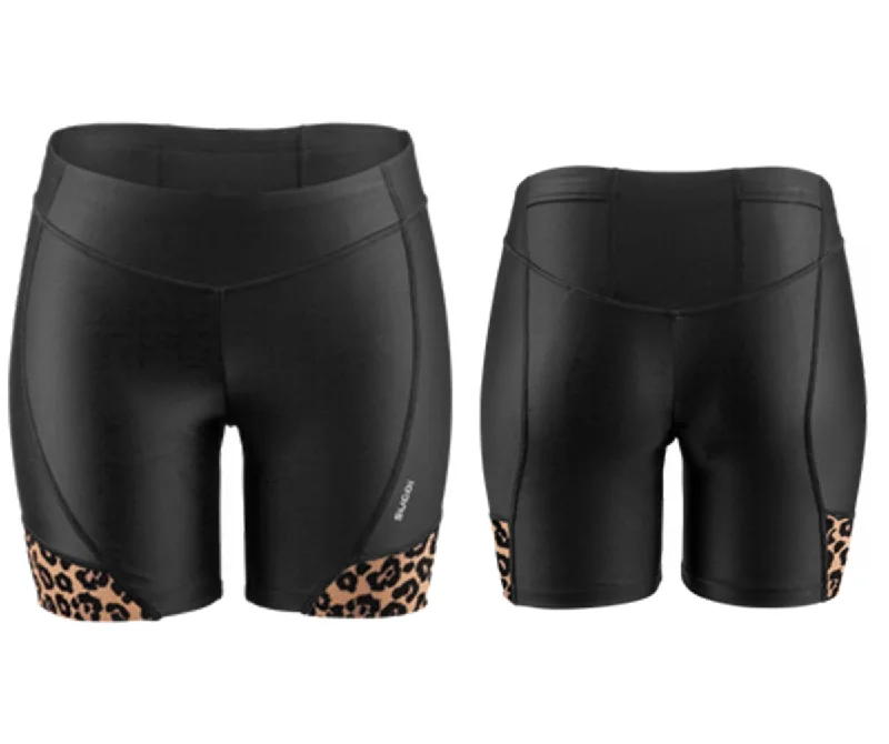 bicycle brake fix-Sugoi RPM Tri Short - Womens - Black-Leopard