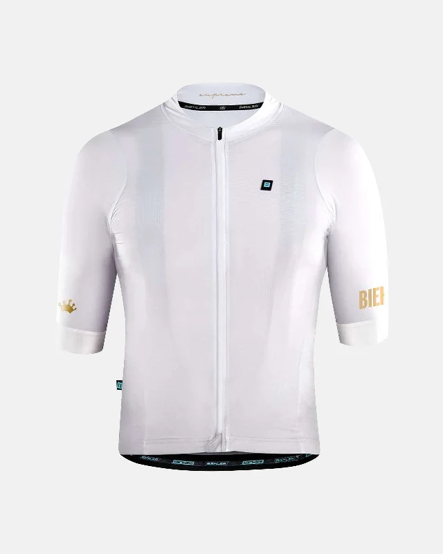 bicycle sizing chart-Supreme Jersey - White Gold