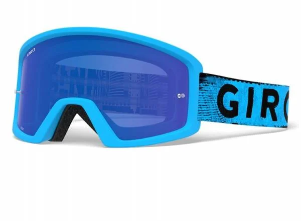 bicycle charger frame-Giro Blok MTB Goggle - Blue Hypnotic Cobalt-Clear