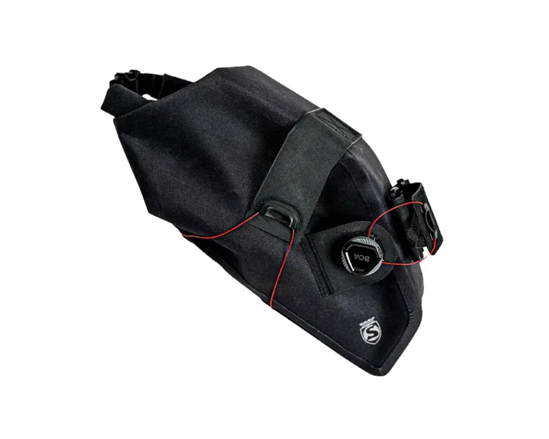 bicycle socks frame-Silca Grinta Adventure Roll-Top Saddle Bag