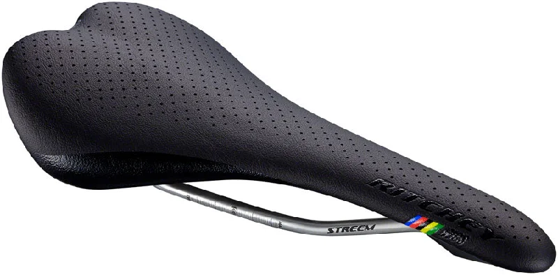 bicycle charity tires-Ritchey WCS Streem Saddle - Titanium Black 132mm