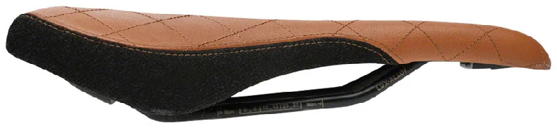 bicycle cleat wear-SDG Radar Mtn Saddle Lux-Alloy Rails - Brown