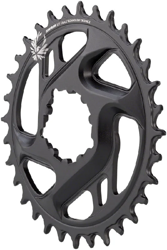 bicycle urban frame-SRAM X-Sync 2 Eagle Cold Forged Direct Mount Chainring 32T 6mm Offset