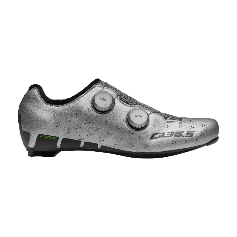 bicycle safety frame-Unique Road Shoes Silver