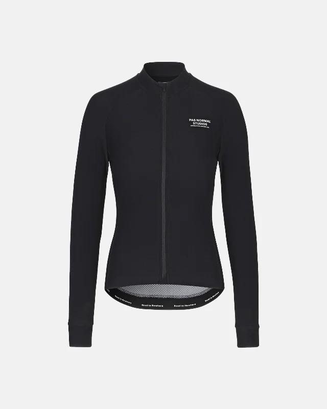 bicycle paint frame-Women's Mechanism Long Sleeve Jersey - Black