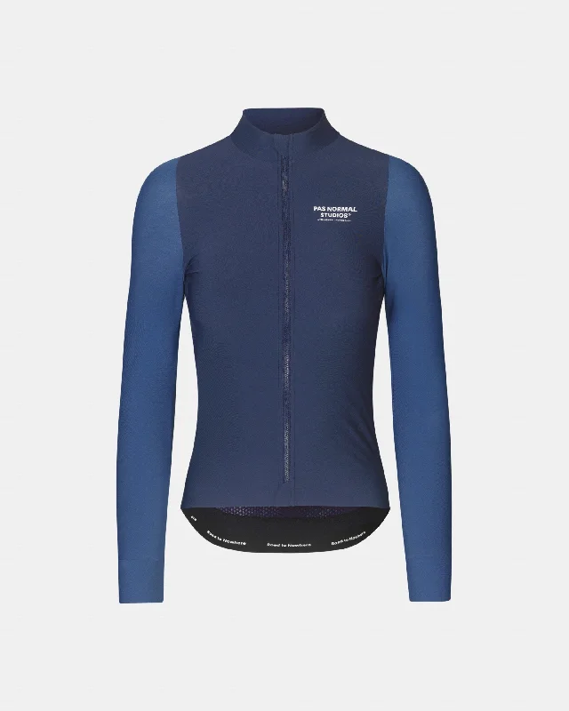 bicycle pump frame-Women's Mechanism Long Sleeve Jersey - Dusty Navy