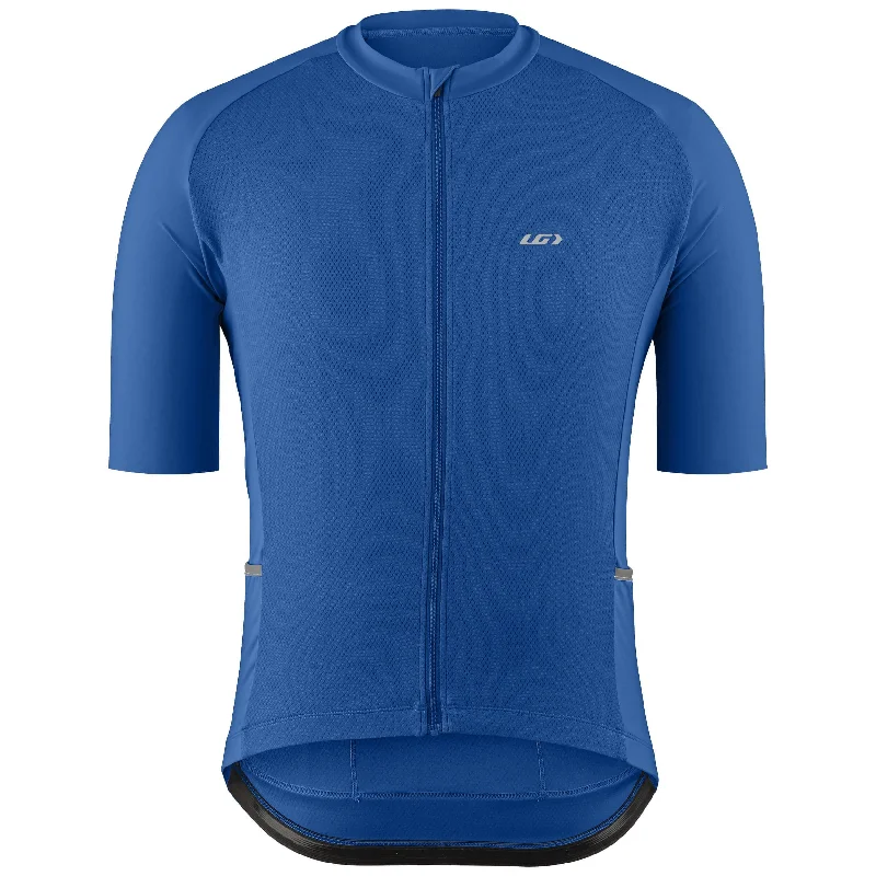 bicycle downhill frame-Louis Garneau Lemmon 4 Short Sleeve Road Jersey - Dark Royal - 2022