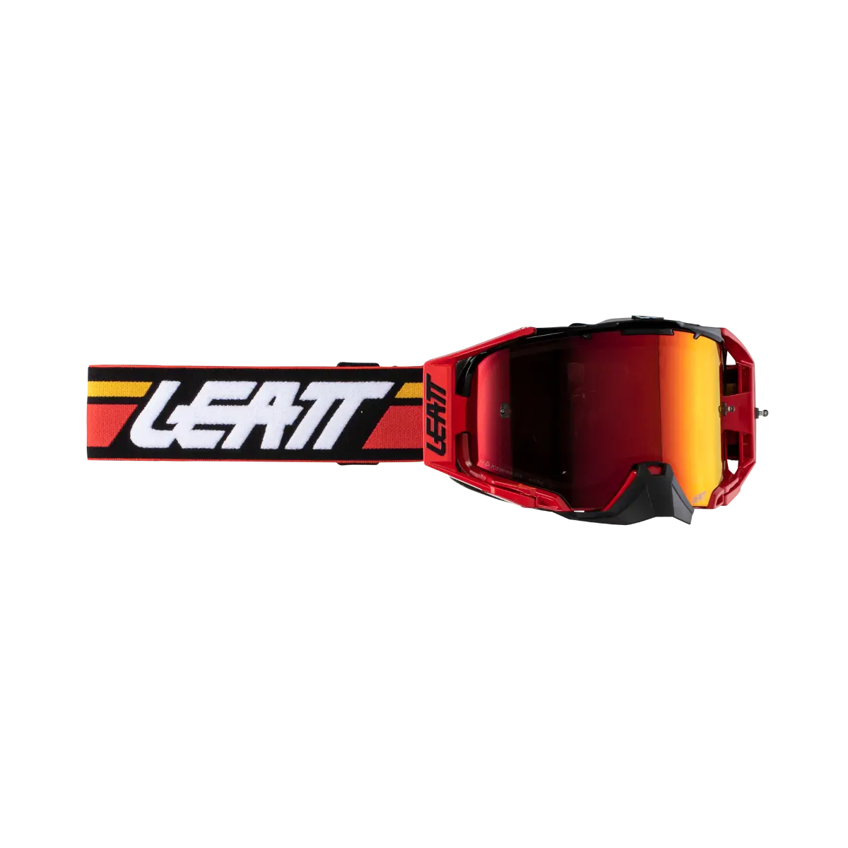 bicycle fit guide-Leatt Velocity 6.5 Iriz MTB Goggle - Red-Red - 2024