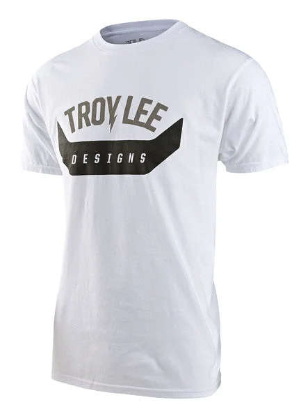 bicycle paint tires-Troy Lee Designs Arc Short Sleeve Tee - White