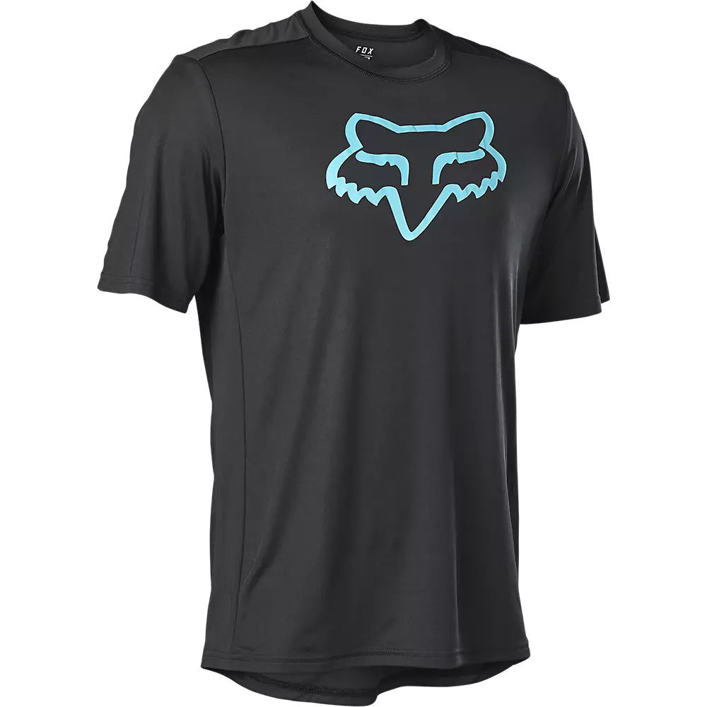 bicycle stand guard-Fox Racing Ranger Short Sleeve MTB Jersey - Teal