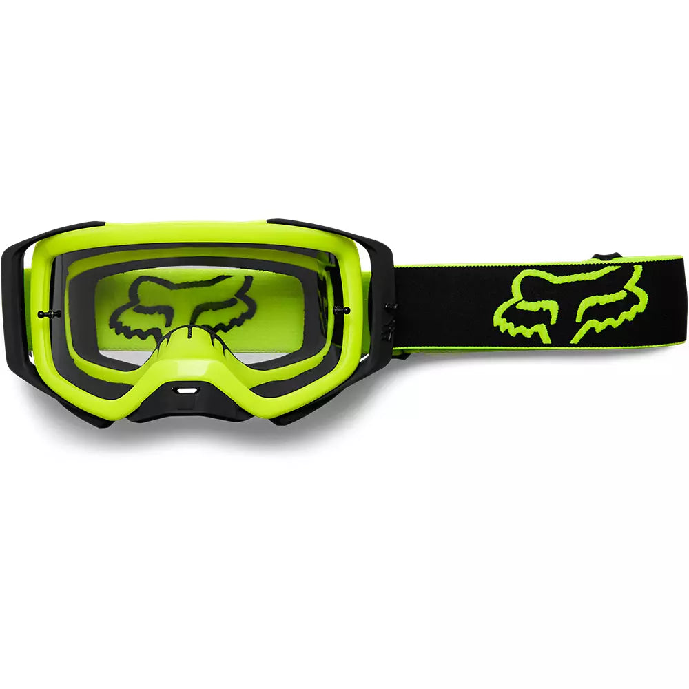 bicycle seatpost lube-Fox Racing Airspace Xpozr Goggle - INJ - Fluorescent Yellow