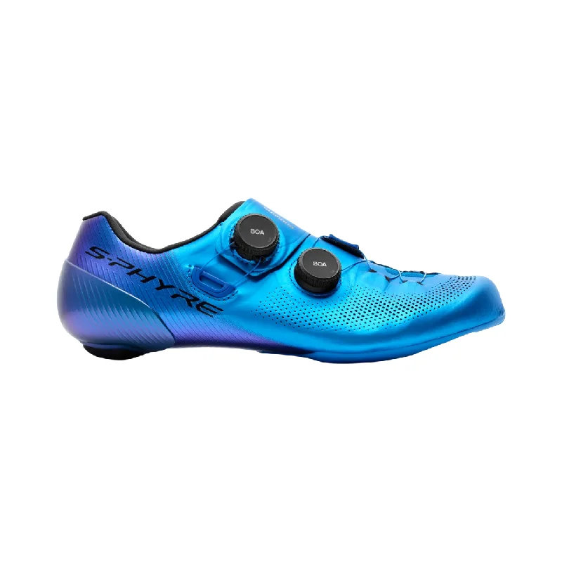 bicycle pad frame-Shimano RC903 S-Phyre Road Shoe - Blue