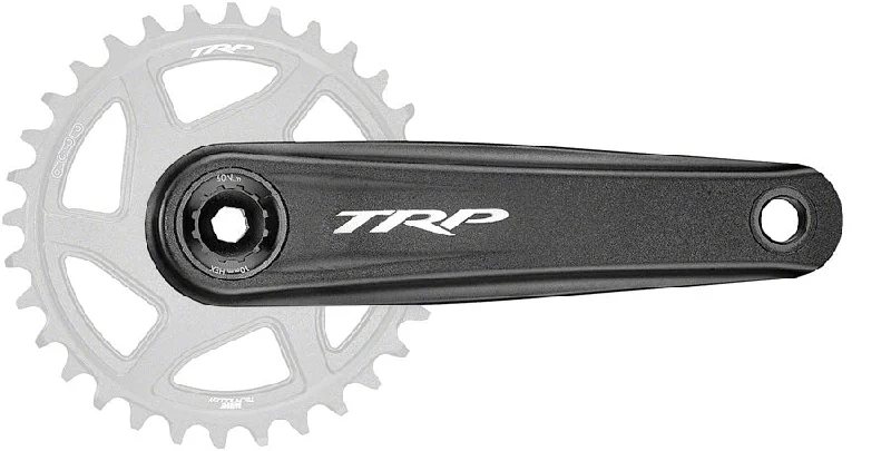 bicycle gear cleaner-TRP CK-8050 Crankset - 170mm 12-Speed For 68/73mm Frame BB DM CINCH Chainring Interface 30mm  Spindle Sandblasted BLK