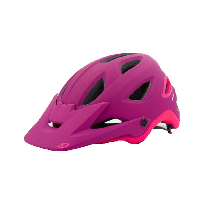 bicycle health tracker-Giro Montara MIPS MTB Helmet - Womens - Matt Black-Bright Pink