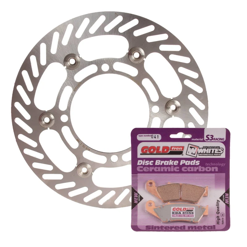 bicycle stand guard-BRAKE DISC & PAD FRONT KIT - SUZ RMZ250 04-06