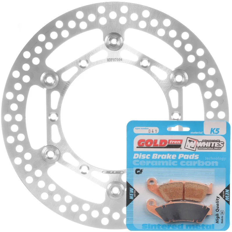 bicycle rim upgrade-BRAKE DISC & PAD FRONT KIT - YAM YZ250 01-07