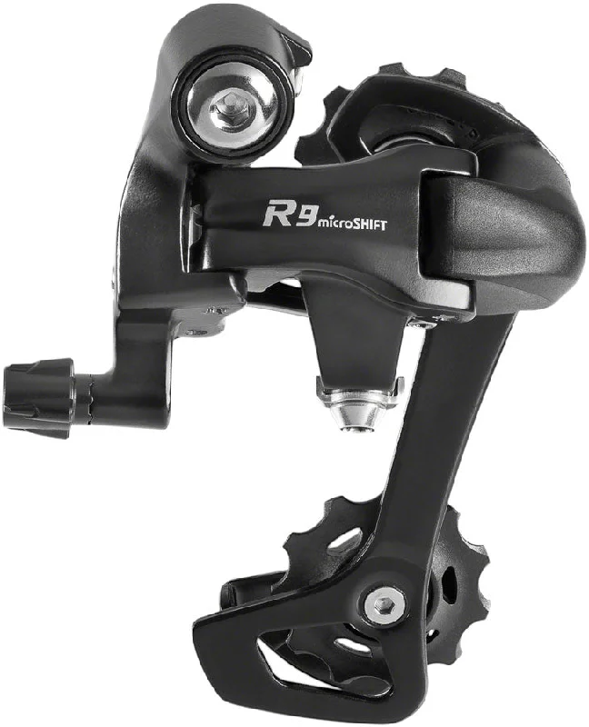 bicycle saddle frame-microSHIFT R9 Rear Derailleur - 9-Speed Long Cage Shimano Road Compatible BLK