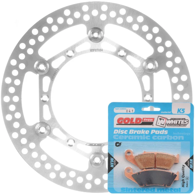 bicycle tire patch-BRAKE DISC & PAD FRONT KIT - SUZ RM125 96-11