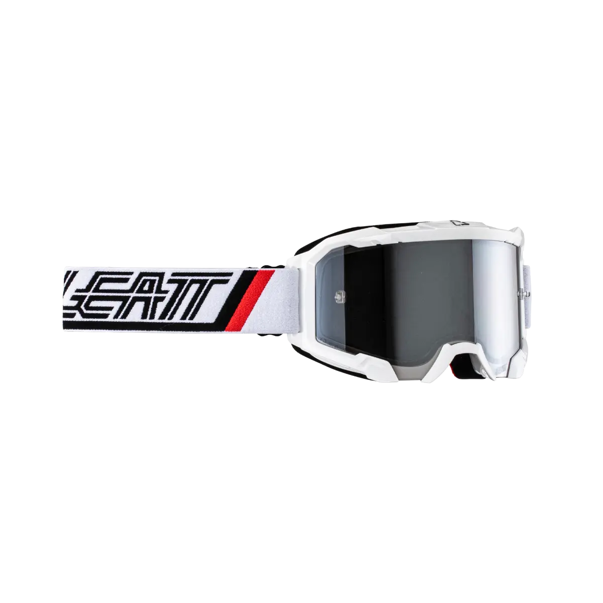 bicycle frame durability-Leatt Velocity 4.5 Iriz MTB Goggle - White-Silver - 2024