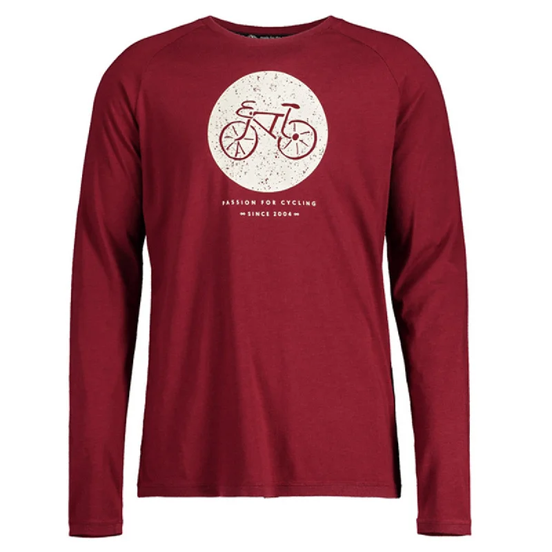 bicycle fork service-T-Shirt maniche lunghe Maloja MutagnardM - Rosso