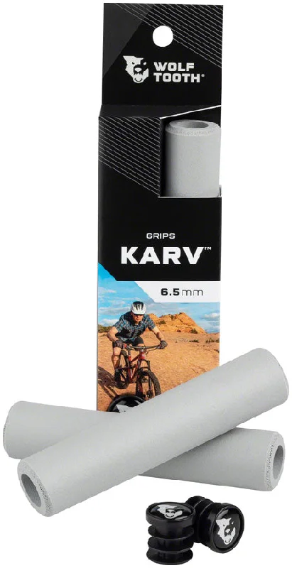 bicycle pedal guard-Wolf Tooth Karv Grips - Gray