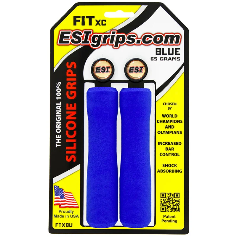 bicycle club tires-Manopole Esigrips Fit XC - Blu