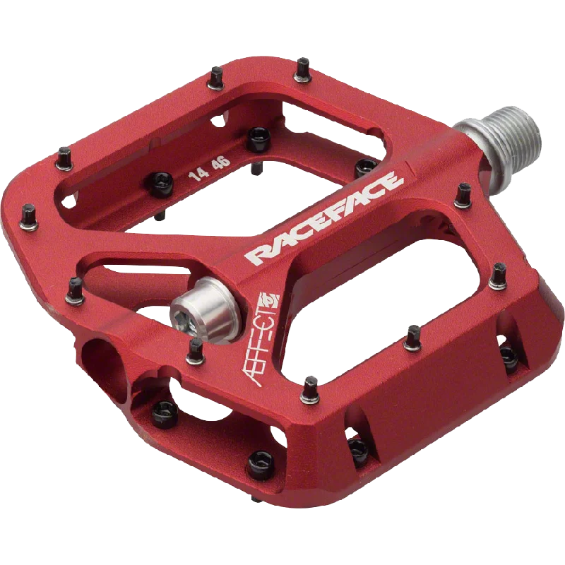 bicycle frame tape-Aeffect Platform Pedal 9/16" - Red