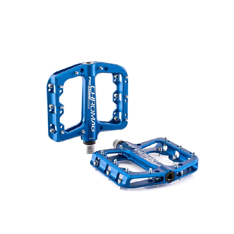 bicycle shock absorber-Chromag Pressure Pedals Blue