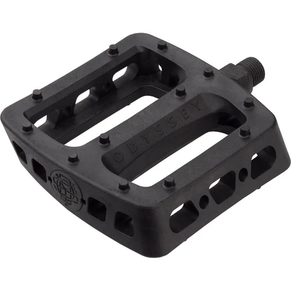 bicycle sidewall frame-Twisted PRO Pedals 9/16" -  Black