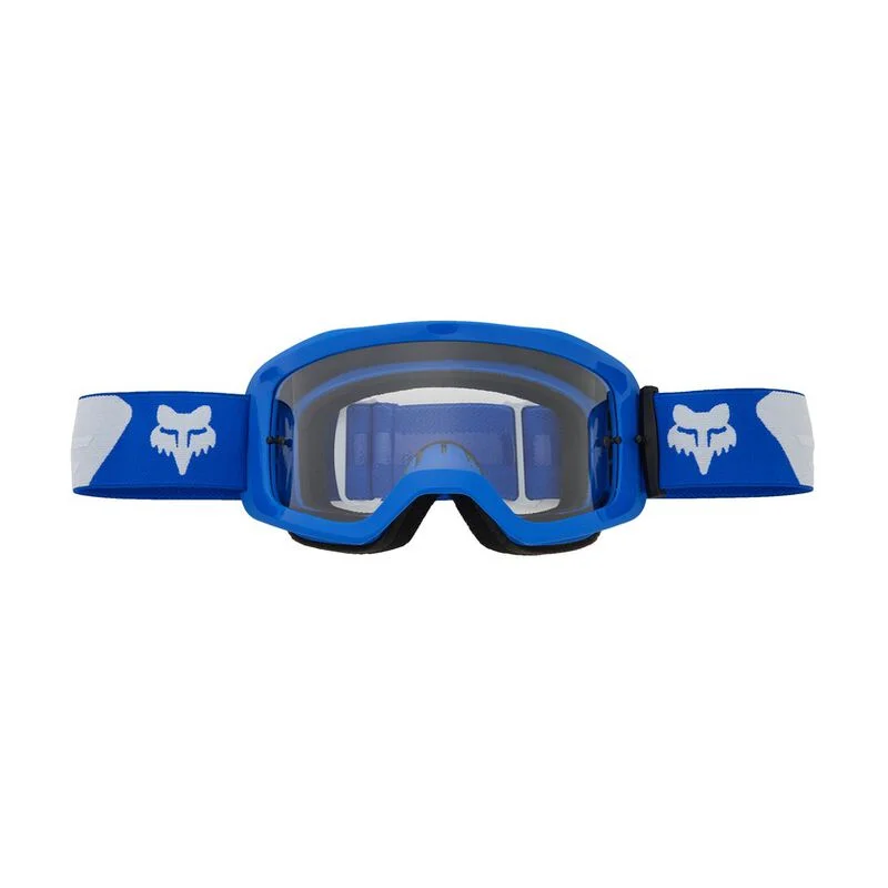 bicycle stem clamp-Fox Racing Main Core Goggle - Blue-White