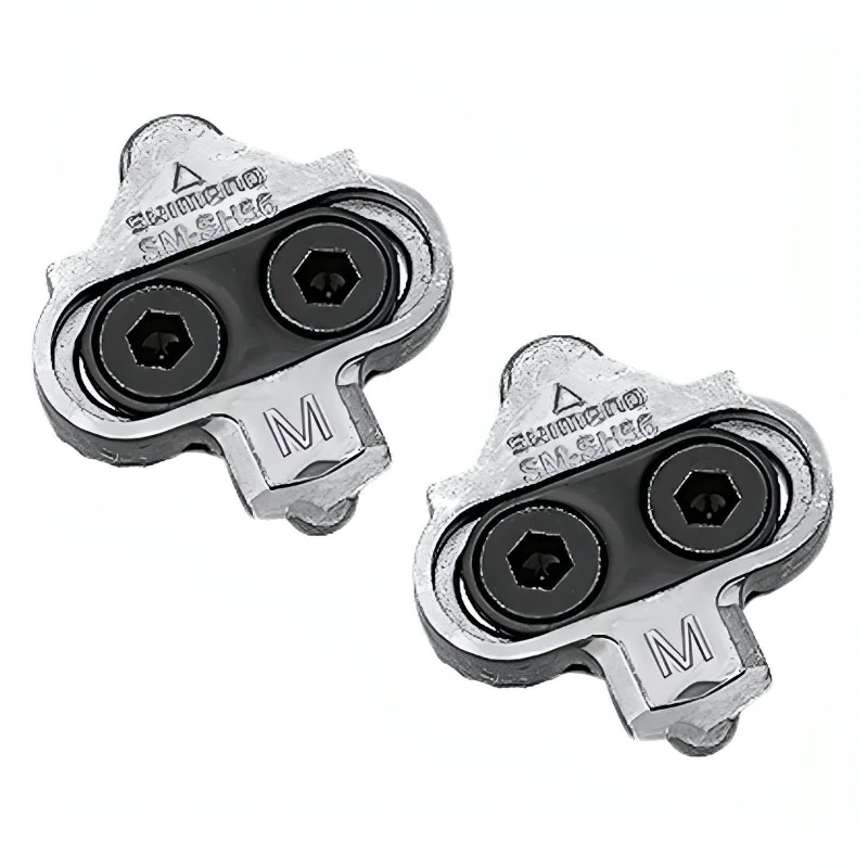 bicycle saddle width-Shimano SH56 Multi Release SPD Cleats - Silver