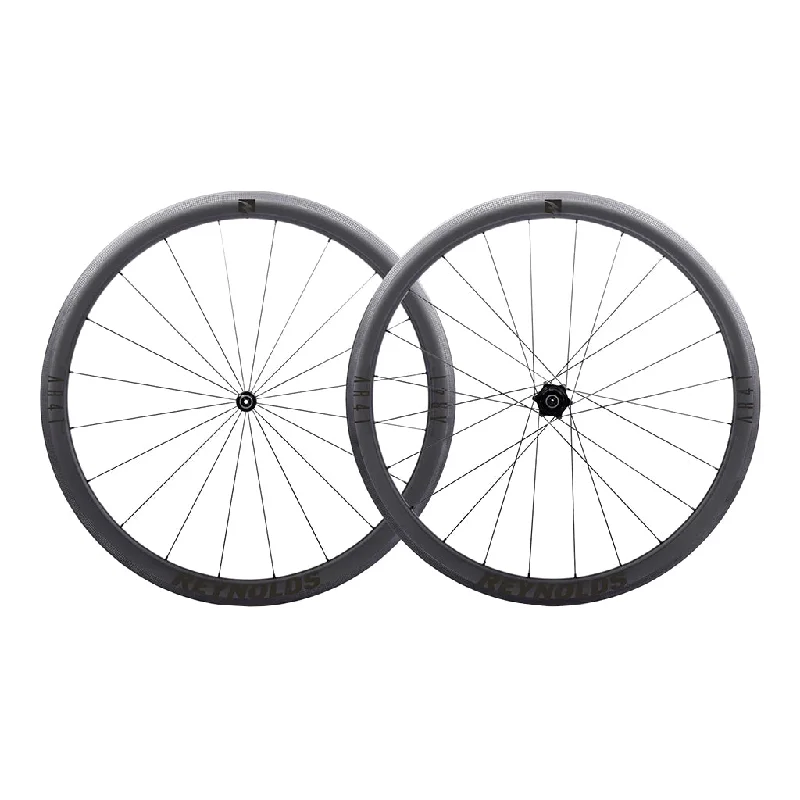 bicycle stack measurement-Reynolds AR41 700c Road Tubeless Rim Brake Wheel Set Gray